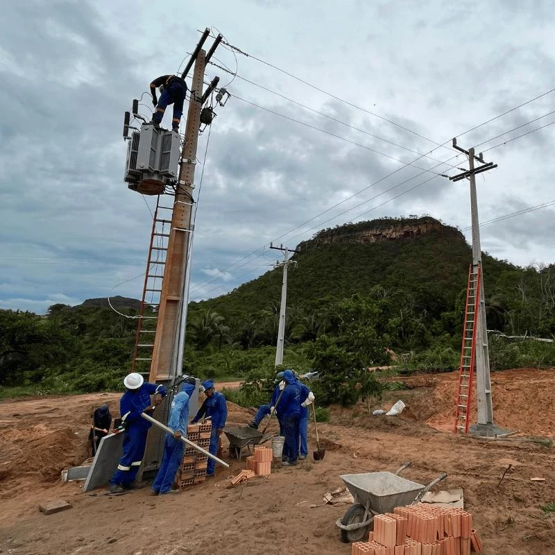 Imagem ilustrativa de Projeto de subestação de alta tensão de usina fotovoltaica