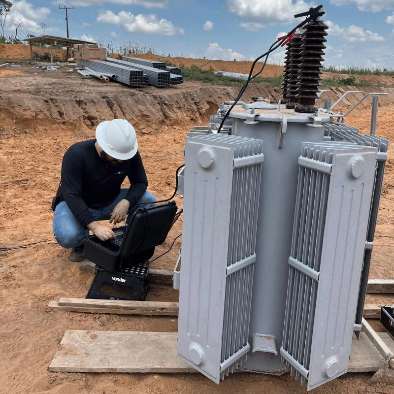 Imagem ilustrativa de Projeto de subestação de alta tensão de usina solar